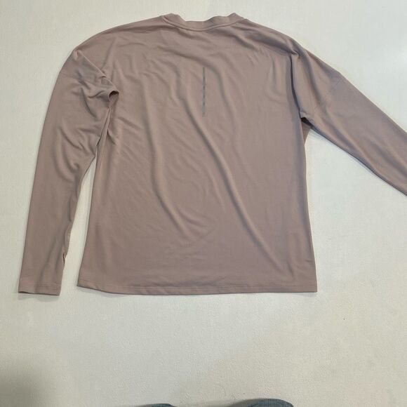 Nike Dri-FIT Running Long Sleeve Shirt Men’s Small Mauve - Picture 2 of 3